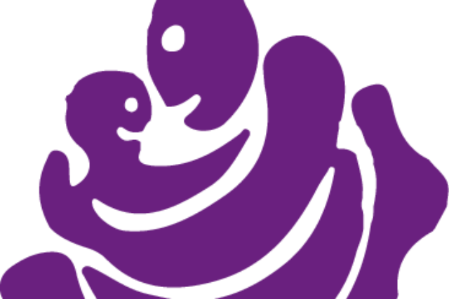 FRC logo, purple people hugging.